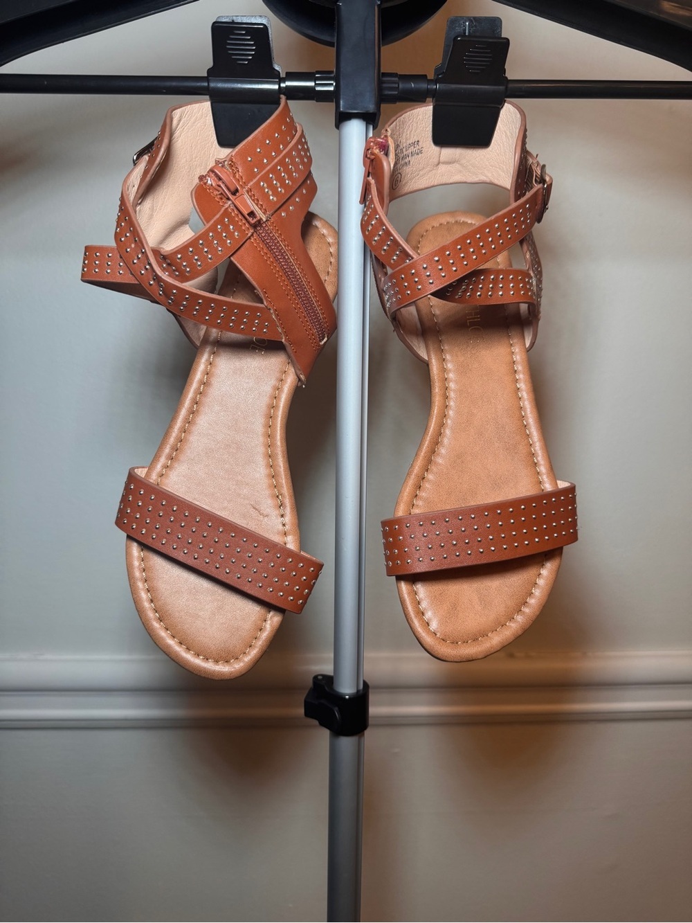 Chase + Chloe Nessa-7 Studded Strappy Gladiator Sandals - Size 6